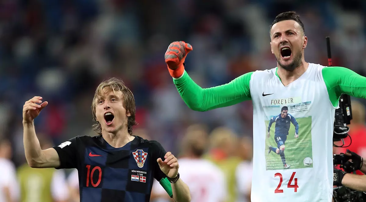 Dedicația emoționantă a portarului croat Subasici, după ce a apărat trei lovituri de departajare în optimile Campionatului Mondial de fotbal Rusia 2018, în meciul cu Danemarca