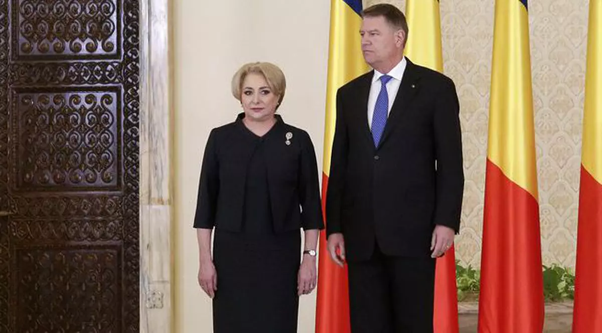 Klaus Iohannis și Viorica Dancila