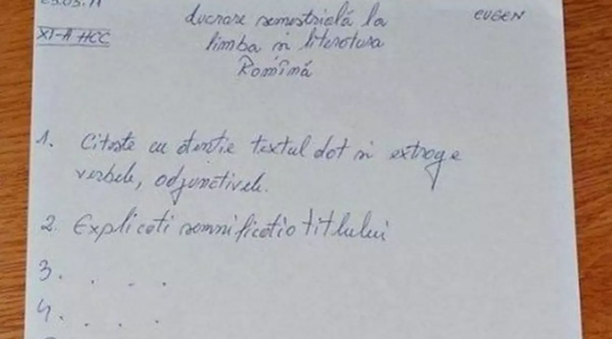 Un elev din Alba i-a făcut profesoarei o propunere inedită. ”Dacă îmi dai un 5....”