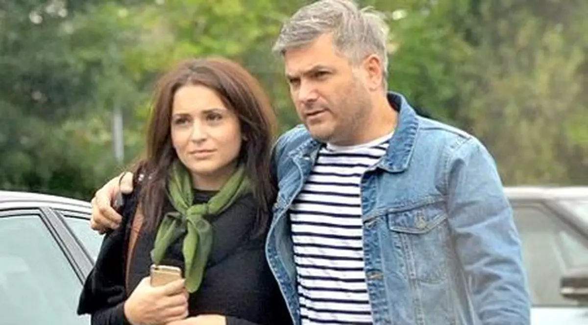 Mircea Radu și Raluca, soția sa
