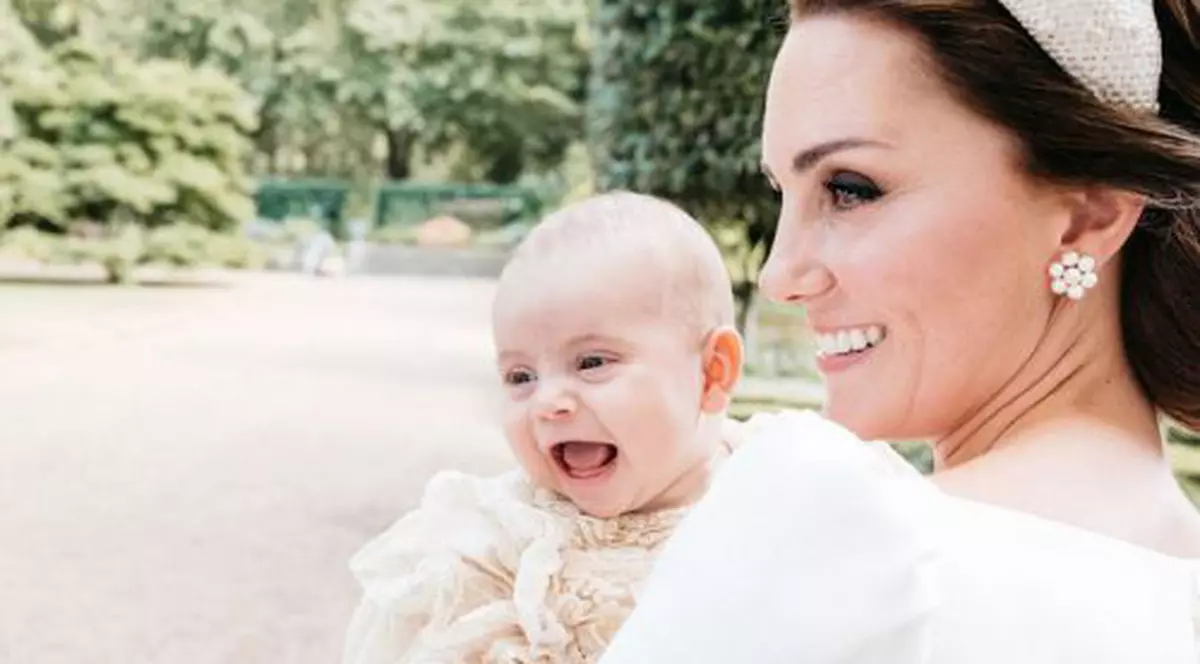 Kate Middleton și prințul Louis