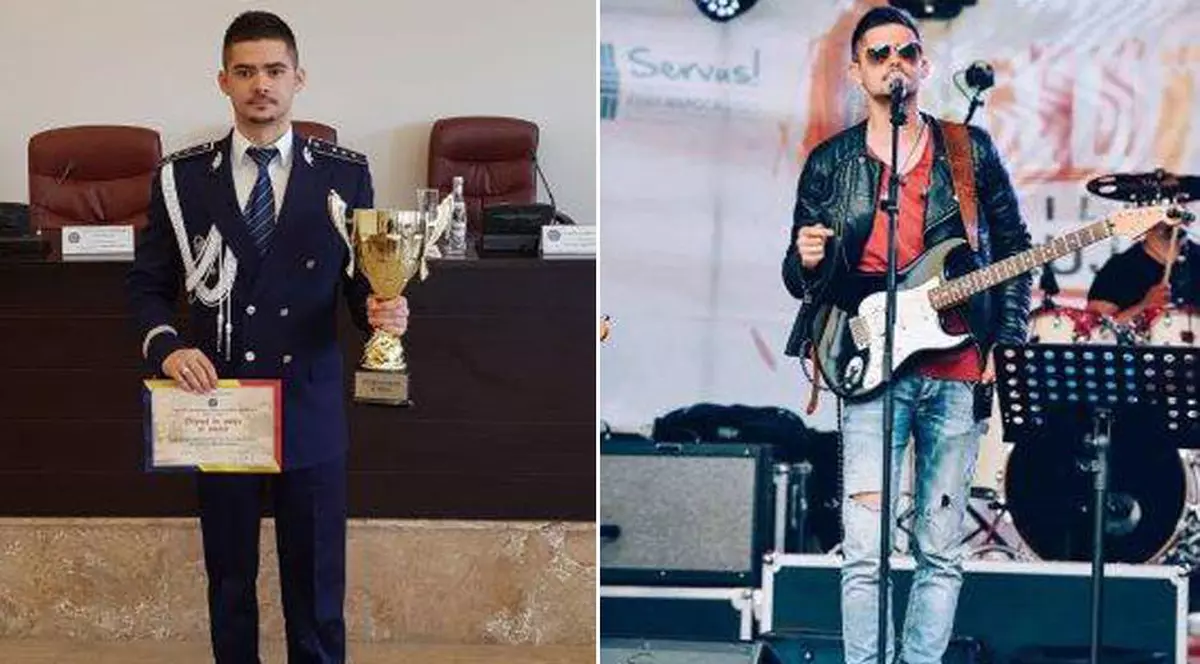 EXCLUSIV /”Prizonier” între scenă și scena crimei. Povestea lui Alexandru Ionașc, omul care noaptea e chitarist și ziua polițist!