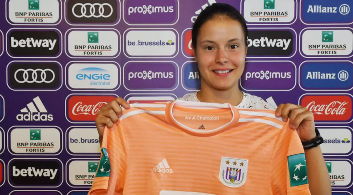 Ștefania Vătafu, la Anderlecht Bruxelles