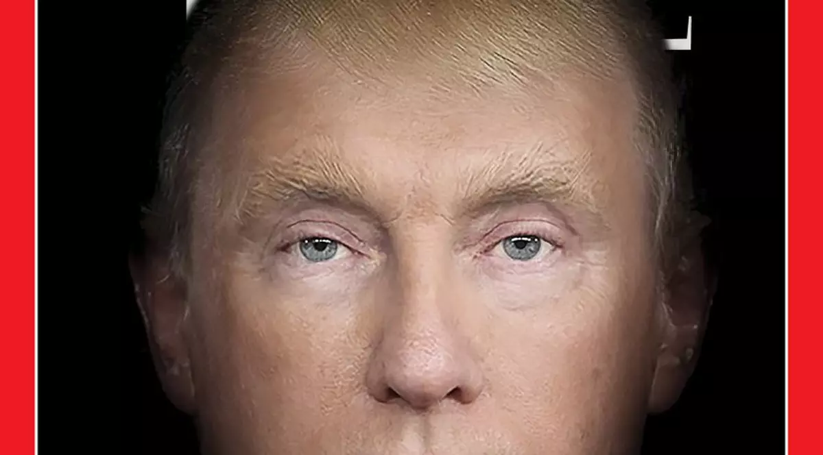 Imagine suprapusă cu Donald Trump și Vladimir Putin pe coperta revistei Time