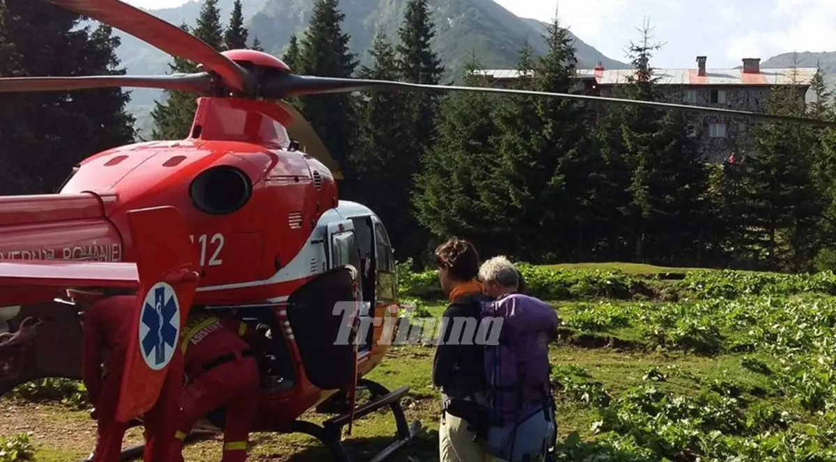 Turistă căzută într-o prăpastie din Munții Făgăraș. Un elicopter a fost trimis să o salveze
