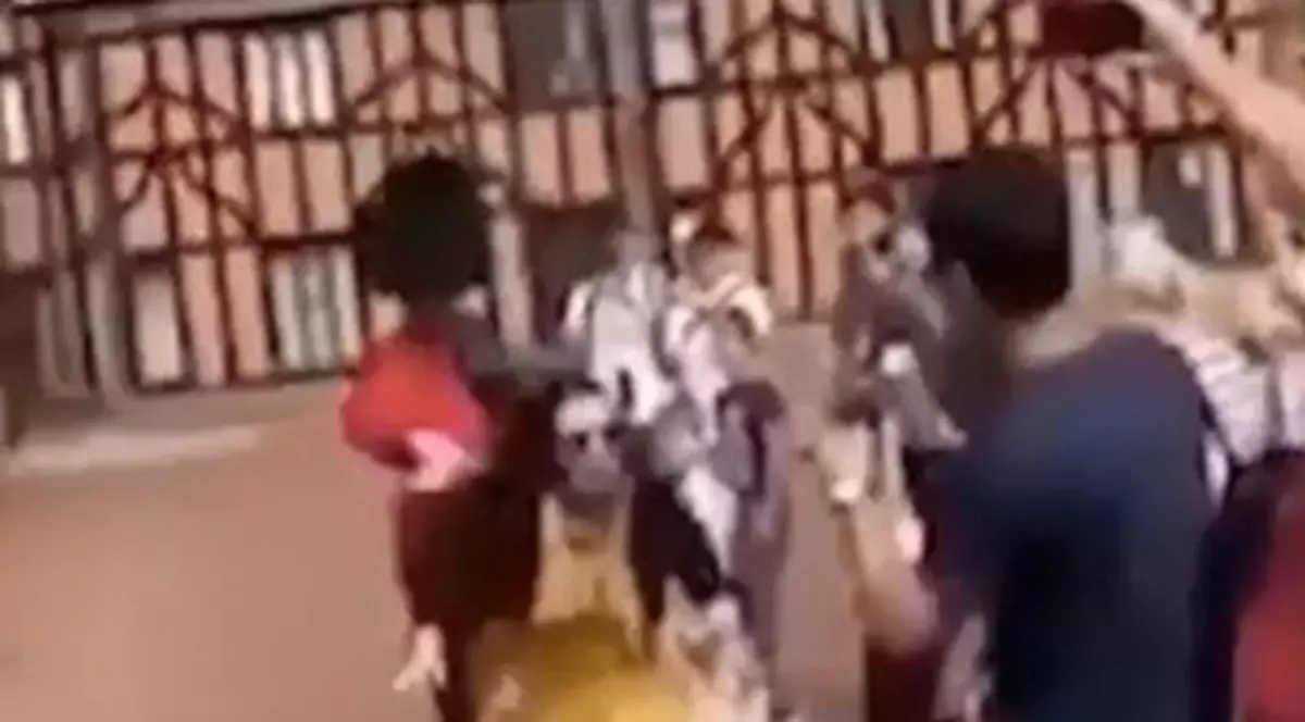 Un soldat din Garda Reginei a Marii Britanii a împins violent o turistă