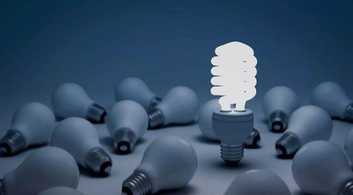 Fără becurile cu halogen în România. Un bec aprins, printre mai multe becuri stinse