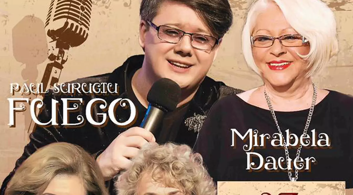 Noua modă în București - muzica retro cu Paul Surugiu - Fuego, Mirabela Dauer, Stela Enache, Marina Florea