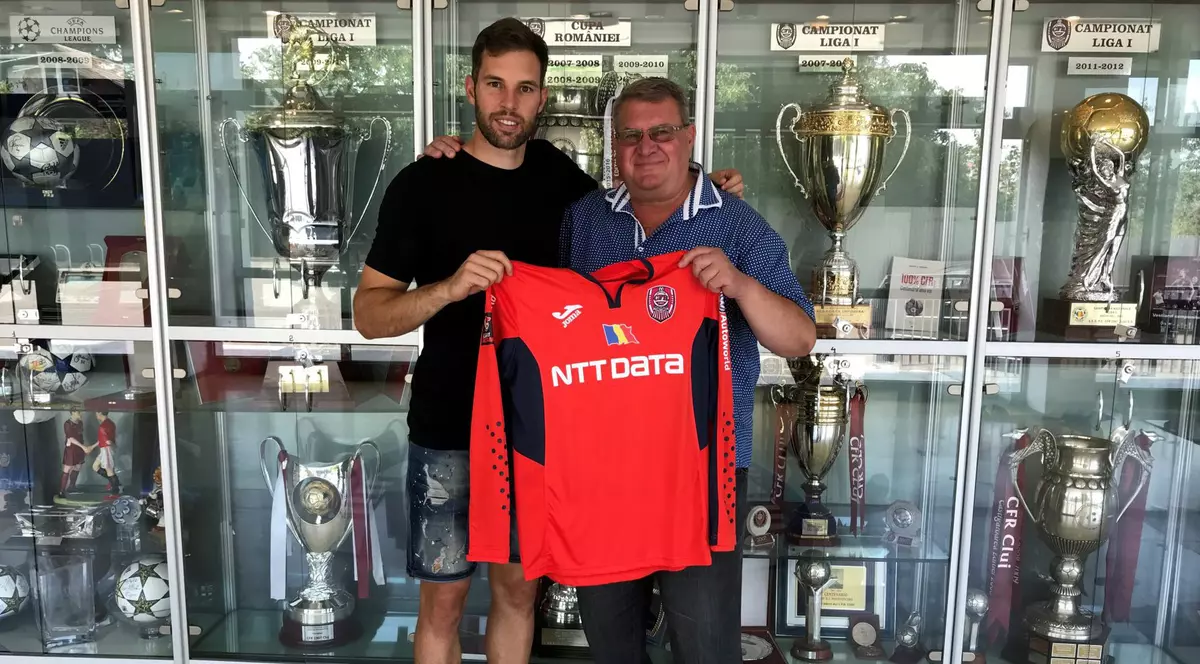 Portarul Jesus Fernandez, la CFR Cluj. A cucerit Liga Campionilor cu Real Madrid