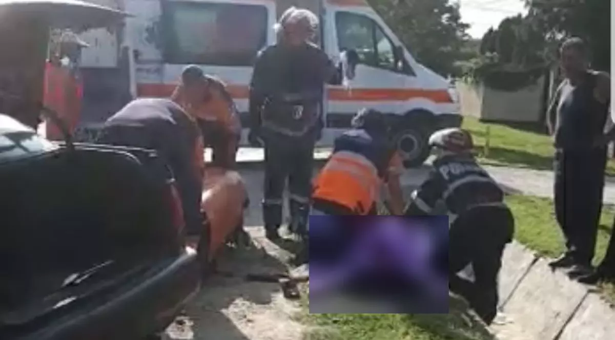 Accident grav în Călinești, județul Argeș. Gravidă resuscitată de medici