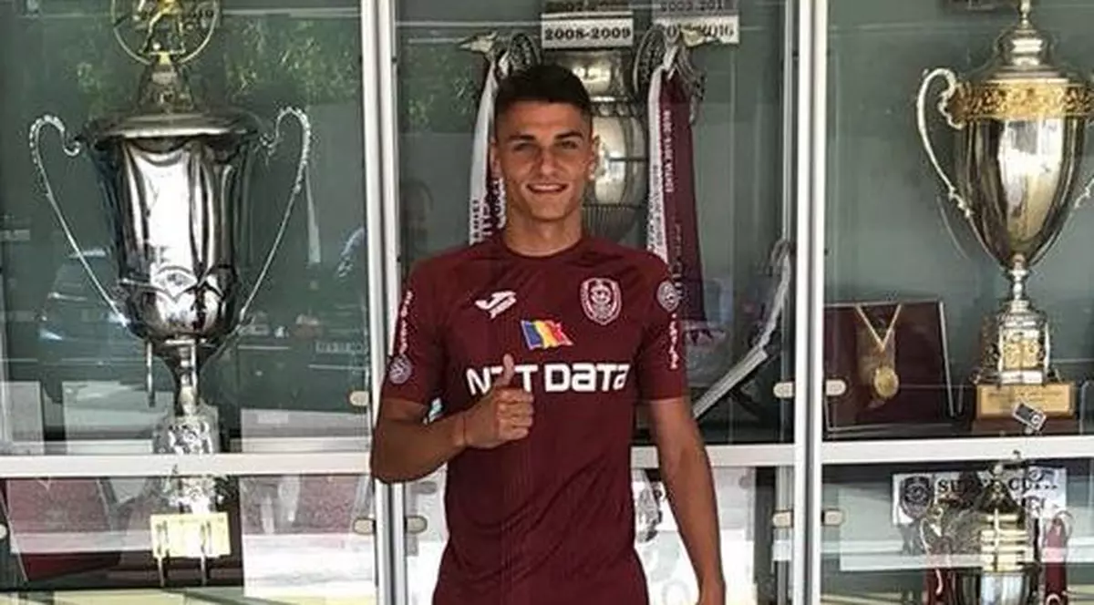 George Ganea a semnat cu CFR Cluj. Fiul lui Ionel Ganea n-a făcut față la AS Roma Primavera și s-a întors acasă