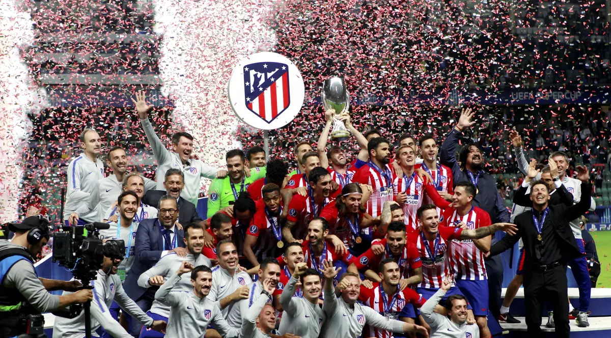 Diego Simeone a devenit antrenorul cu cele mai multe trofee din istoria lui Atletico Madrid