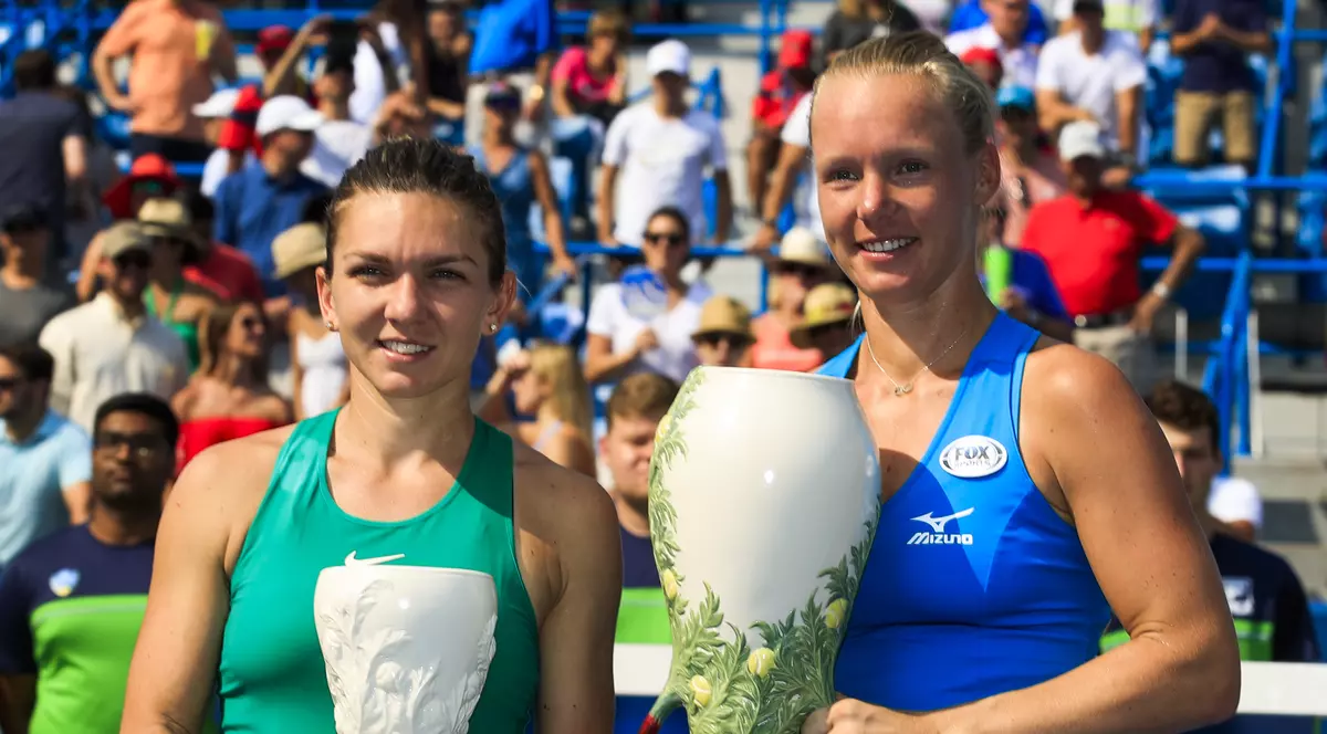 Simona Halep - Kiki Bertens, finala turneului de tenis de la Cincinnati