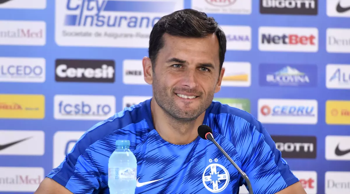 Nicolae Dică, antrenorul FCSB: “Îmi place că plecăm cu şansa a doua cu Rapid Viena”