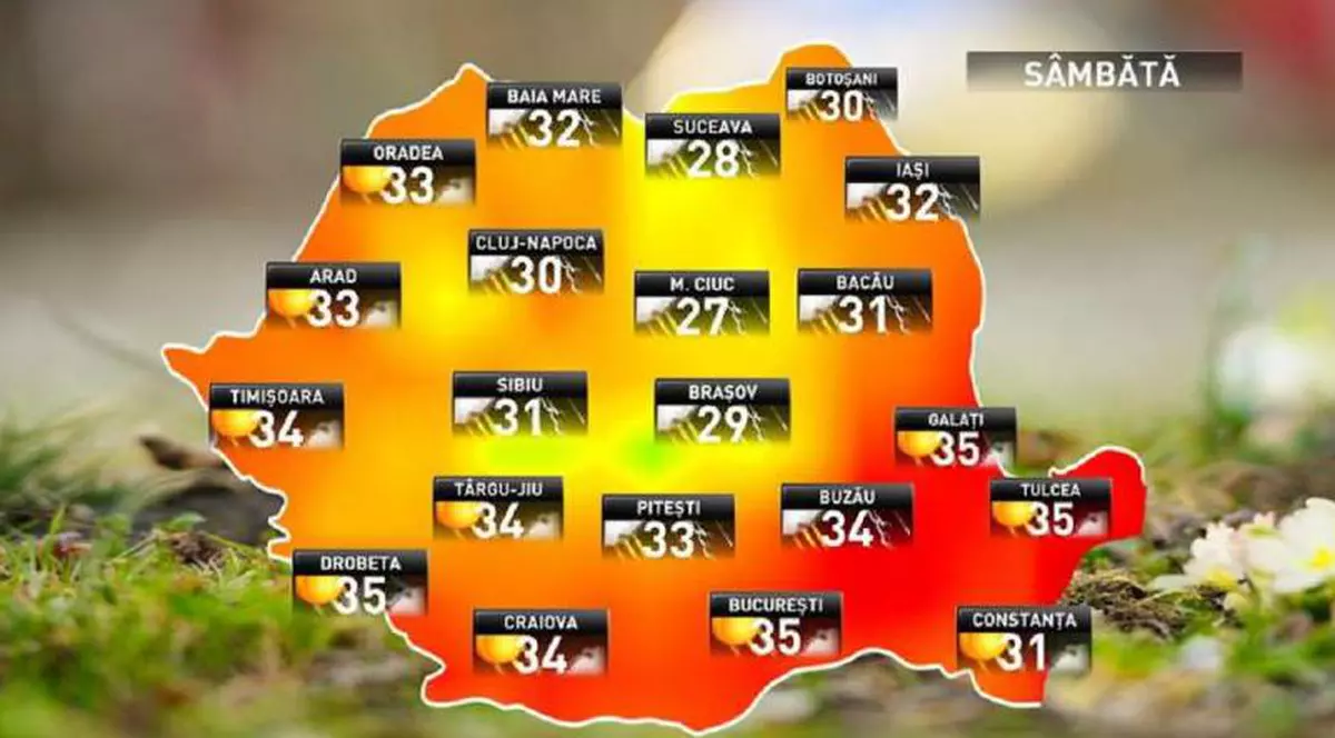 Prognoza meteo pe 1 septembrie. Canicula pune stăpânire pe mai multe zone din țară
