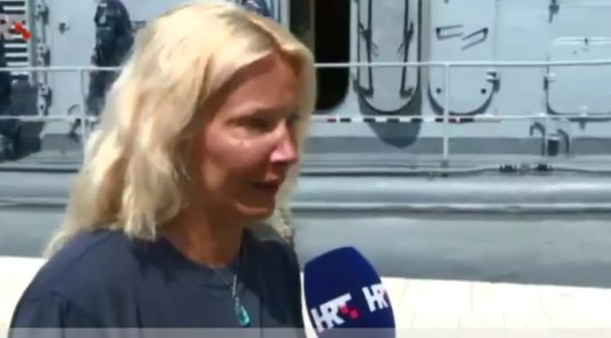 Femeia salvată din mare după zece ore