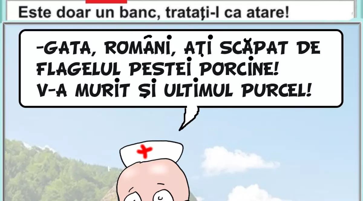 "Gata, români, ați scăpat de flagelul pestei porcine"