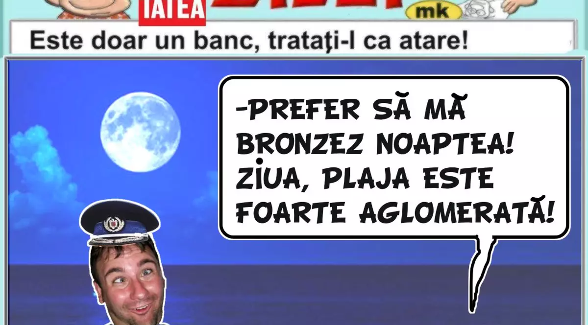 "Prefer să mă bronzez noaptea"