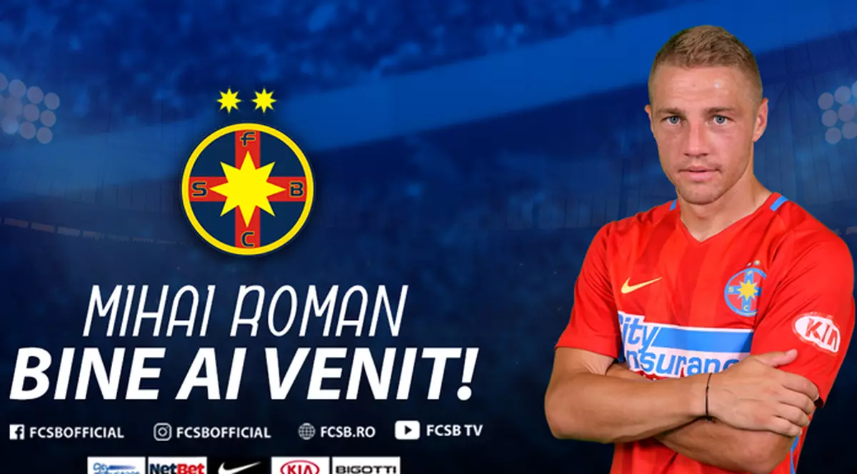 Mihai Roman a semnat cu FCSB: ”Sper să ajut echipa să-și îndeplinească obiectivele!”