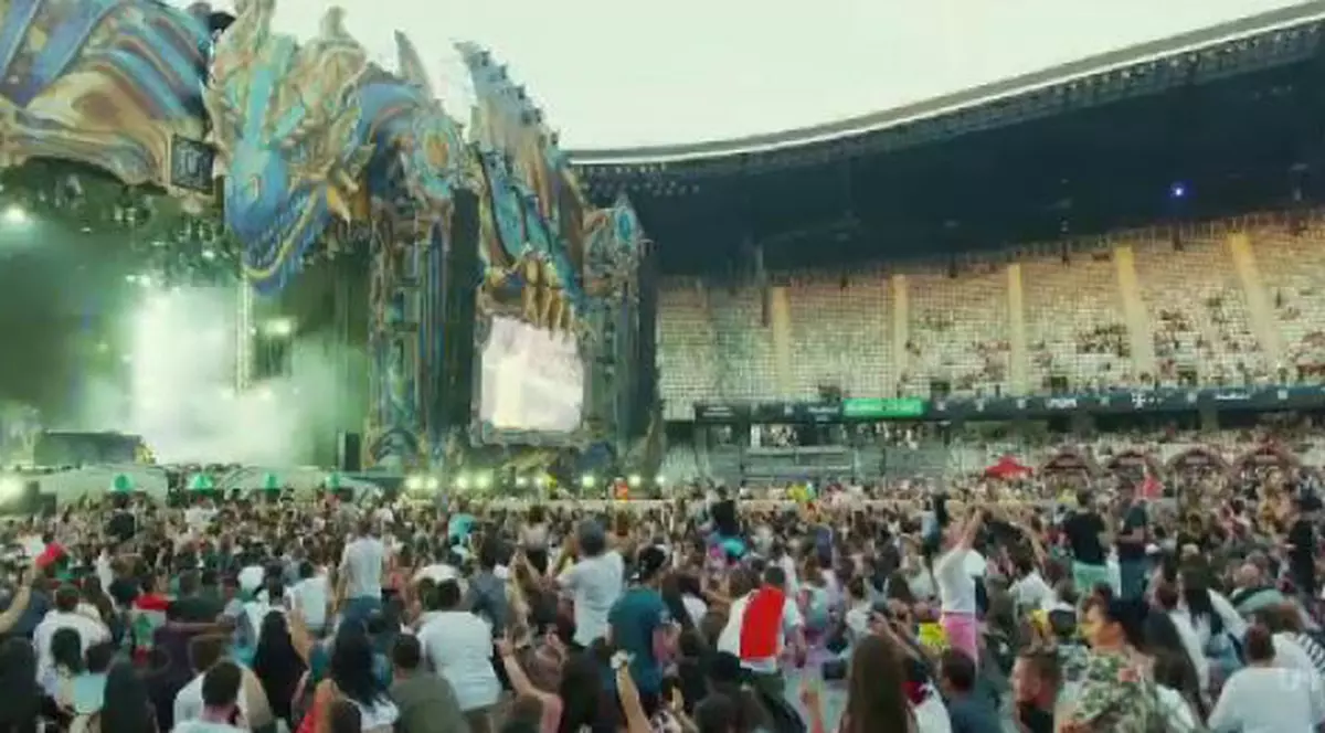 VIDEO / Festivalul Untold, văzut de sus. Imagini spectaculose filmate din elicopter