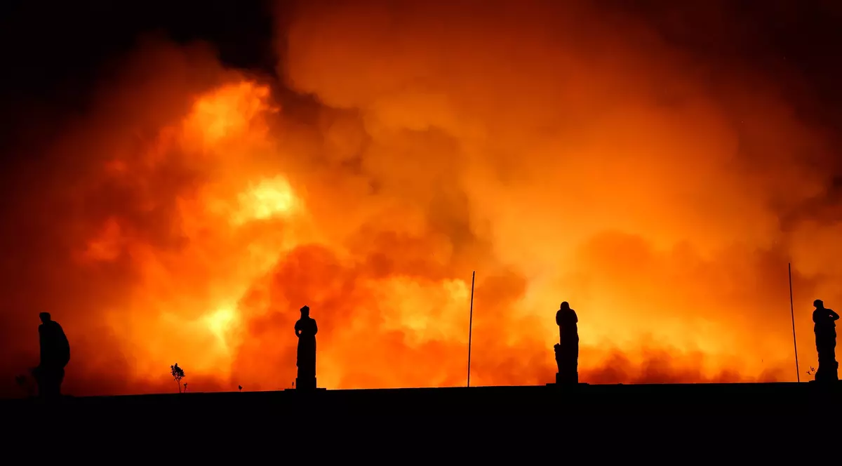 Incendiu de proporții la Muzeul Național din Rio de Janeiro. Clădire veche de 200 de ani, distrusă complet - FOTO