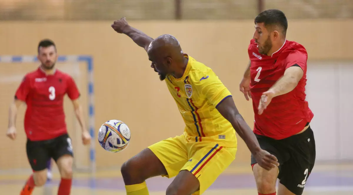 Naționala de futsal a României a învins Albania