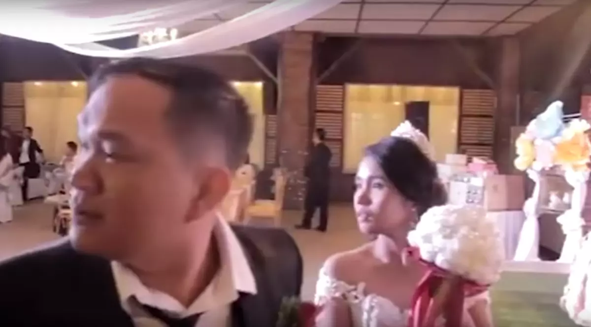 nunta unui cuplu este întreruptă de taifunul Mangkhut în Filipine