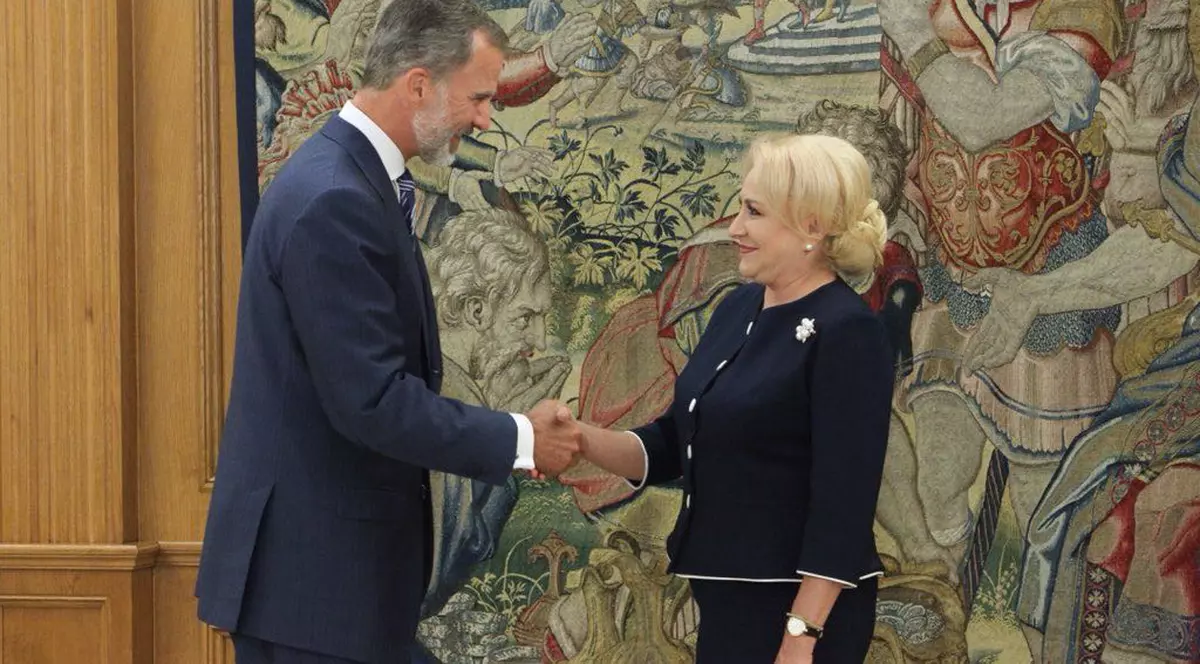 Dancila si Regele Felipe al Spaniei