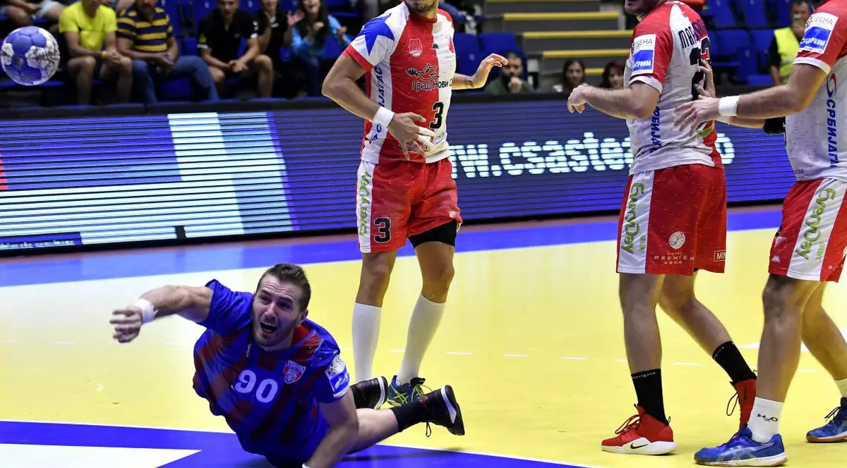 CSA Steaua, victorie dramatică în SEHA League cu Vojvodina. Succes în ultima secundă