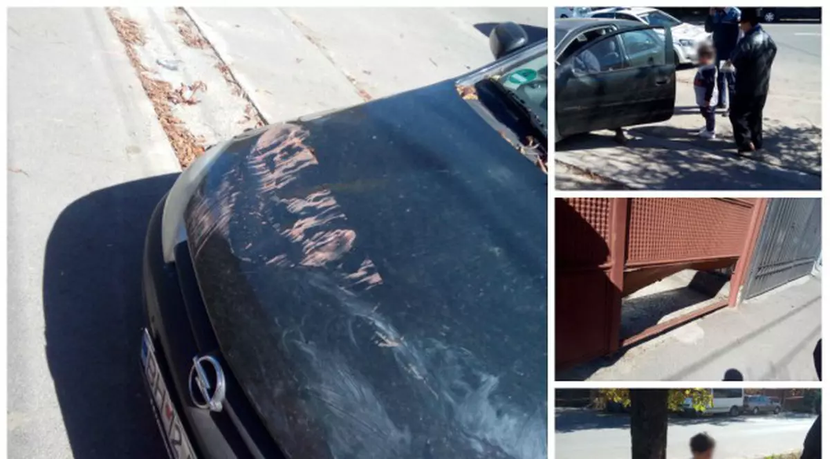 Un copil din Bihor a condus o mașină la nici cinci ani