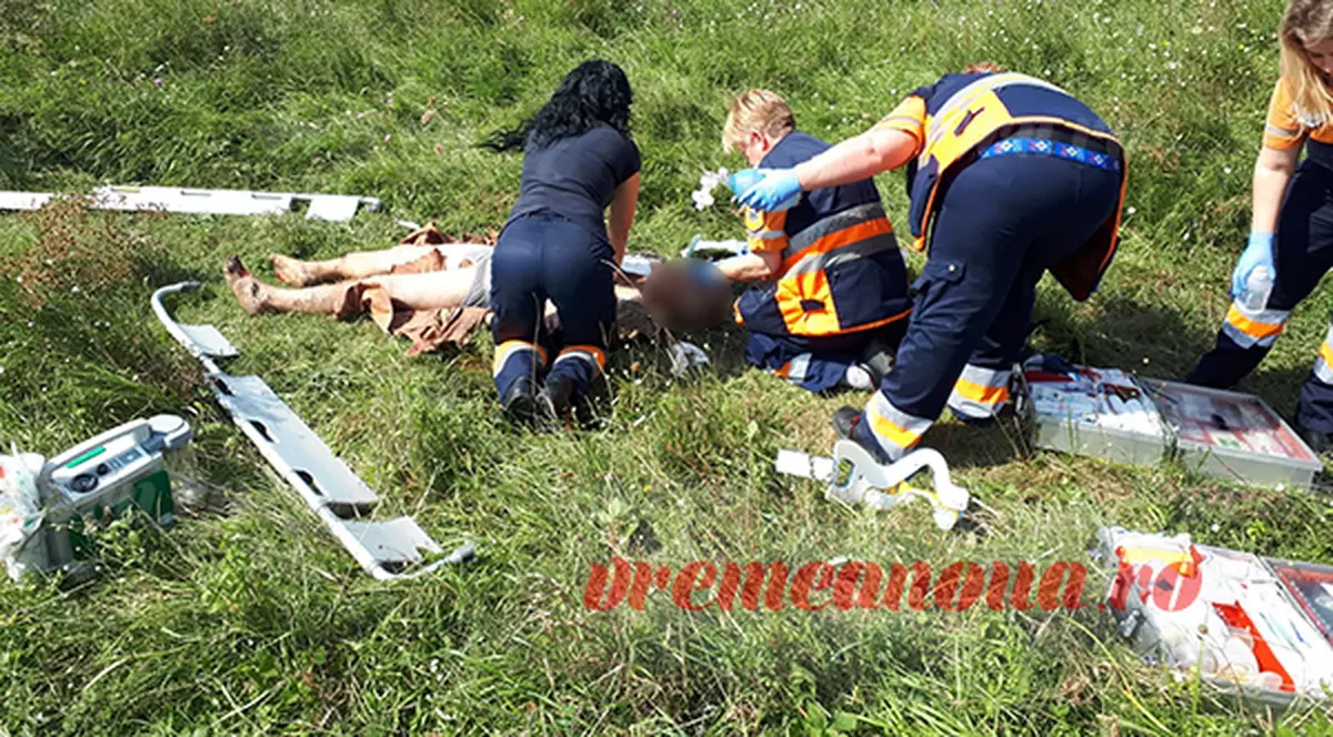 Un văcar din Vaslui s-a culcat pe calea ferată! A fost lovit de tren, dar, miraculos, trăiește