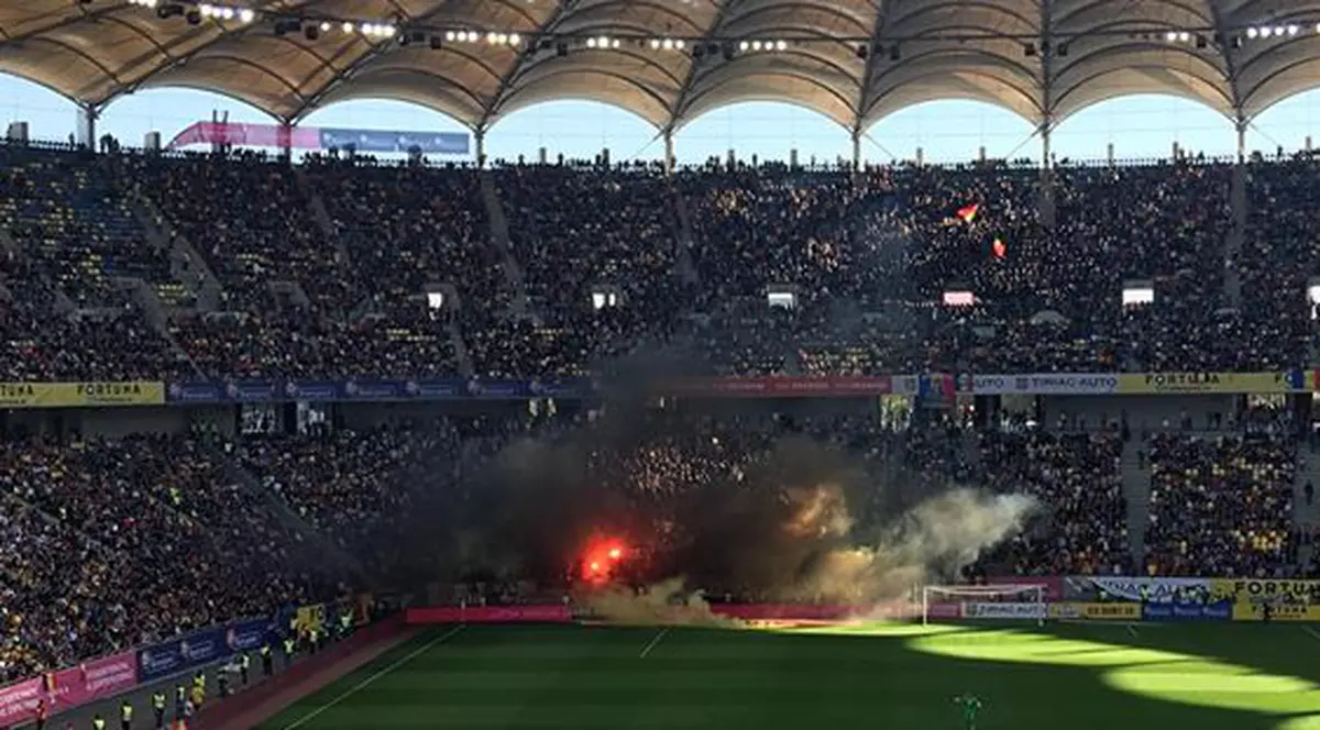 România va fi din nou suspendată, după incidentele de la meciul cu Serbia