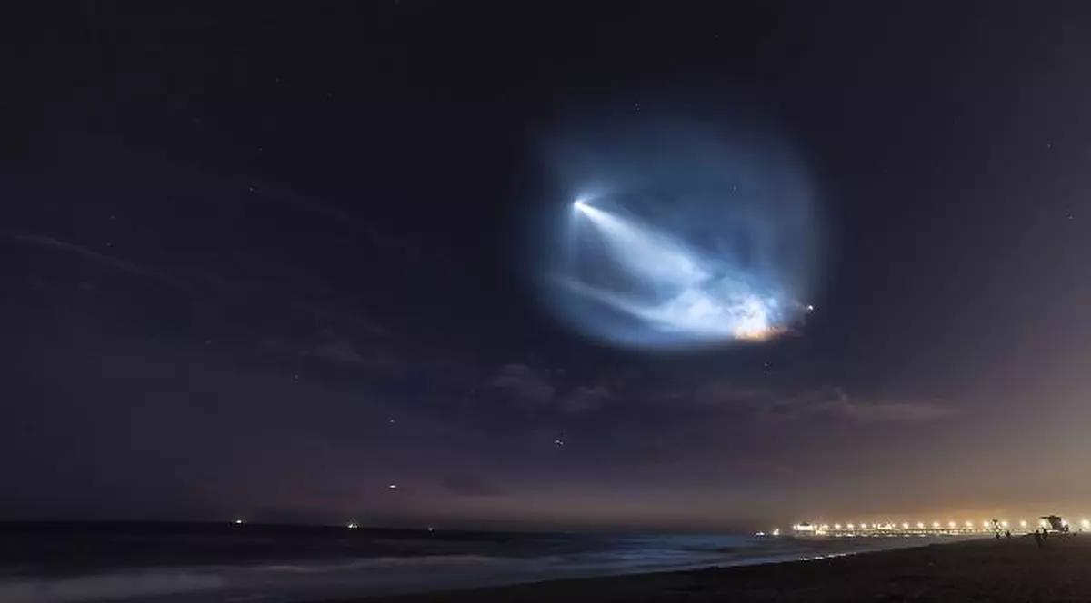 Lansare spectaculoasă a unei rachete Space X