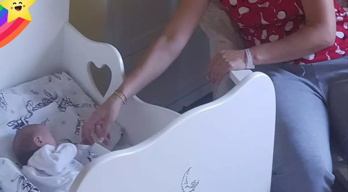 Camelia Potec, la o lună după ce a devenit mămică. 