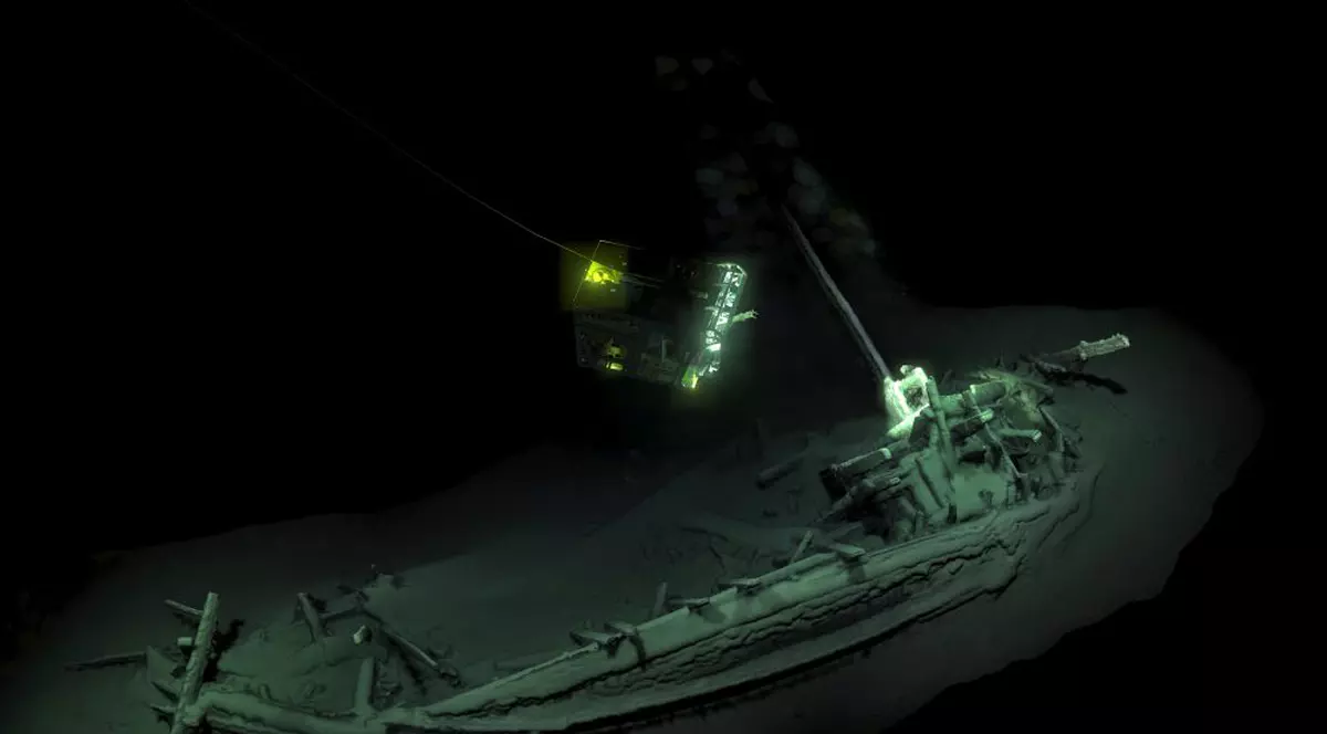 Cea mai veche epavă intactă a unei nave, descoperită în Marea Neagră