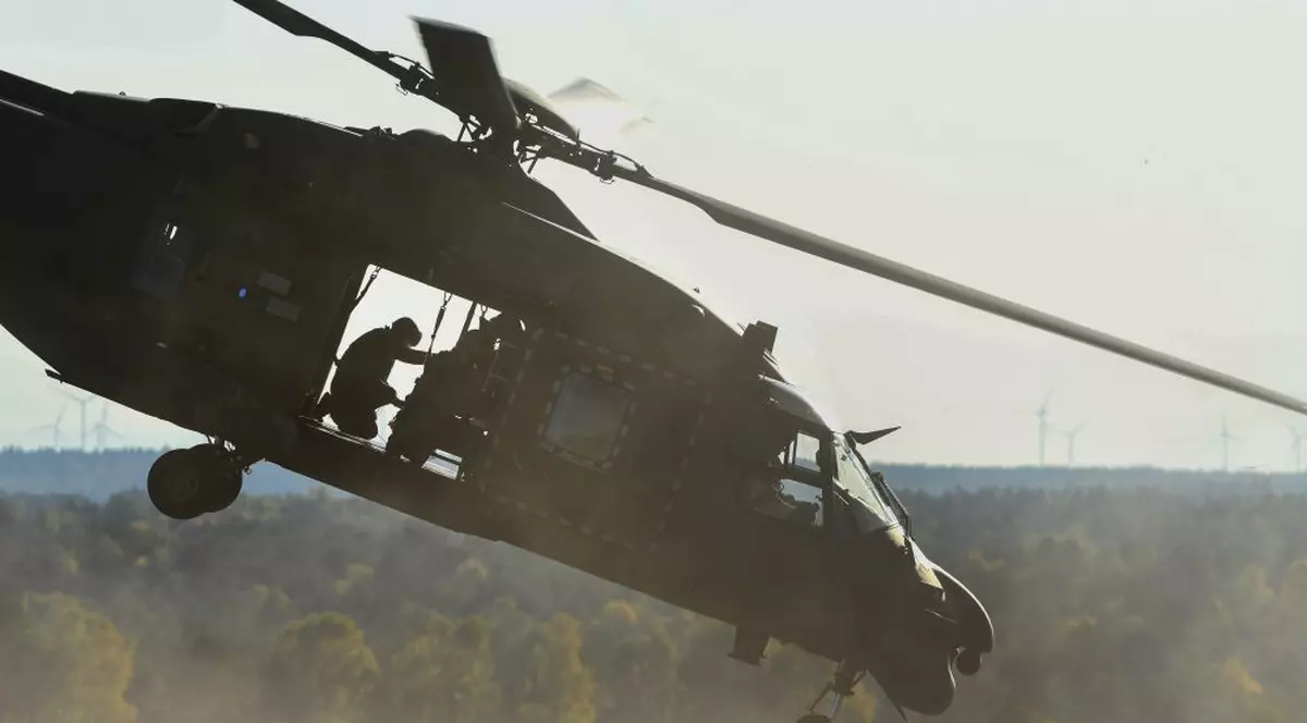 Elicopter prăbușit la din cauza condițiilor meteo severe