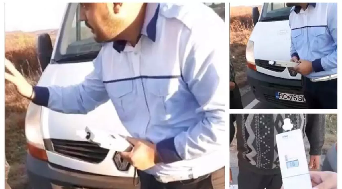 Un șofer a fost prins atât de beat în trafic, încât polițiștii n-au putut discuta cu el