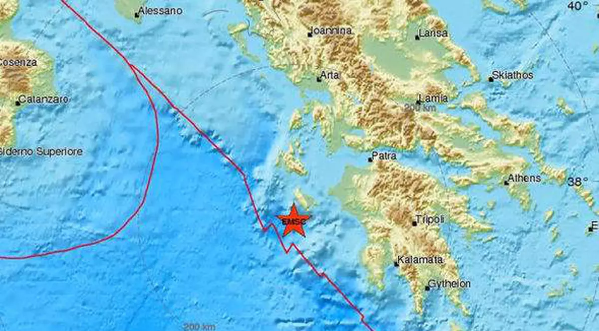 Cutremur de 6.8 pe Richter în Grecia, resimţit în Italia şi Albania