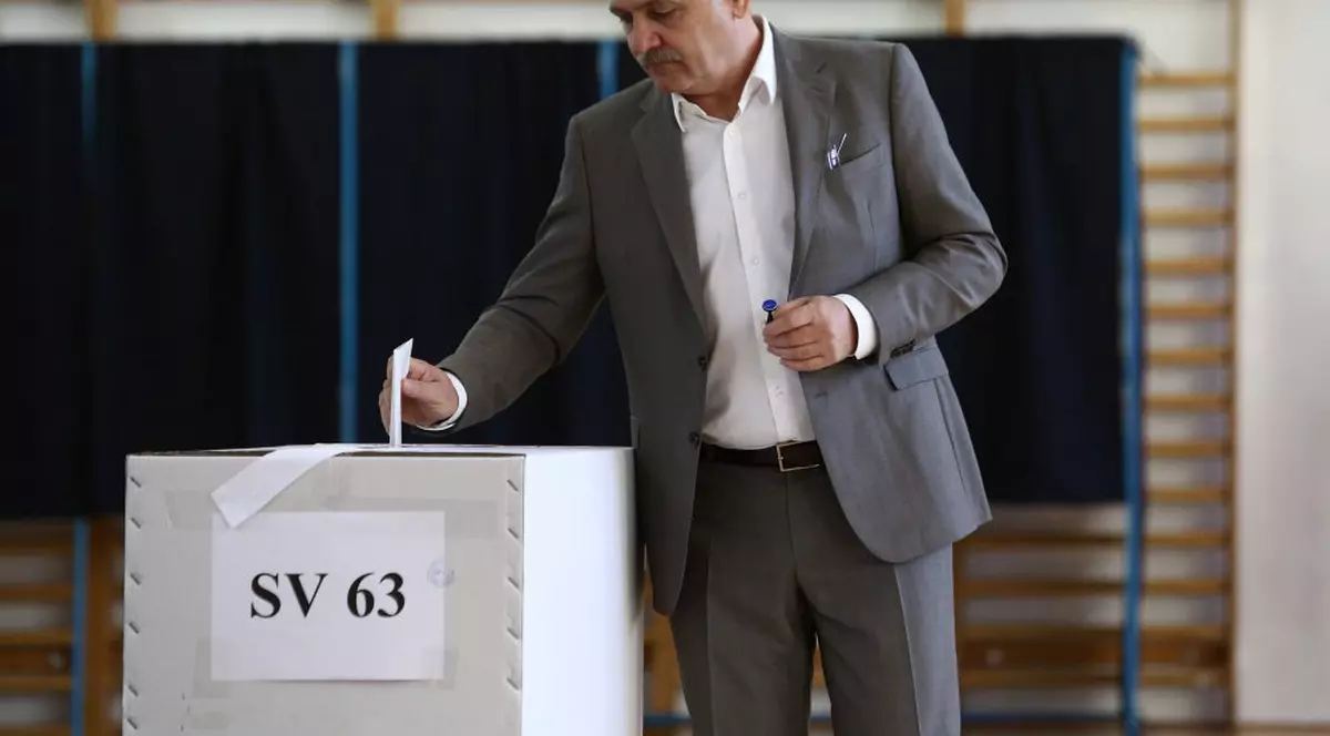 Liviu Dragnea voteaya la referendum