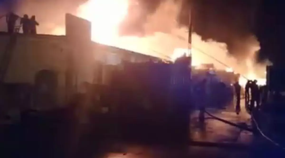 Incendiu uriaş în Sibiu.