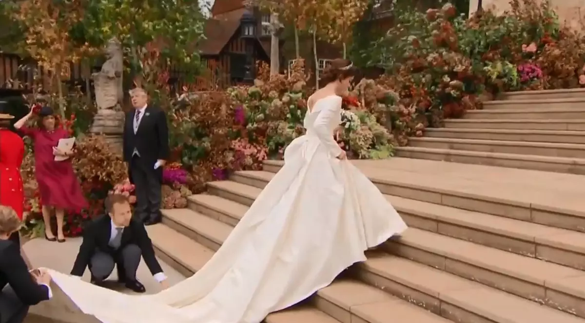 LIVE VIDEO | Nunta regală a prințesei Eugenie cu Jack Brooksbank. Imagini cu mireasa