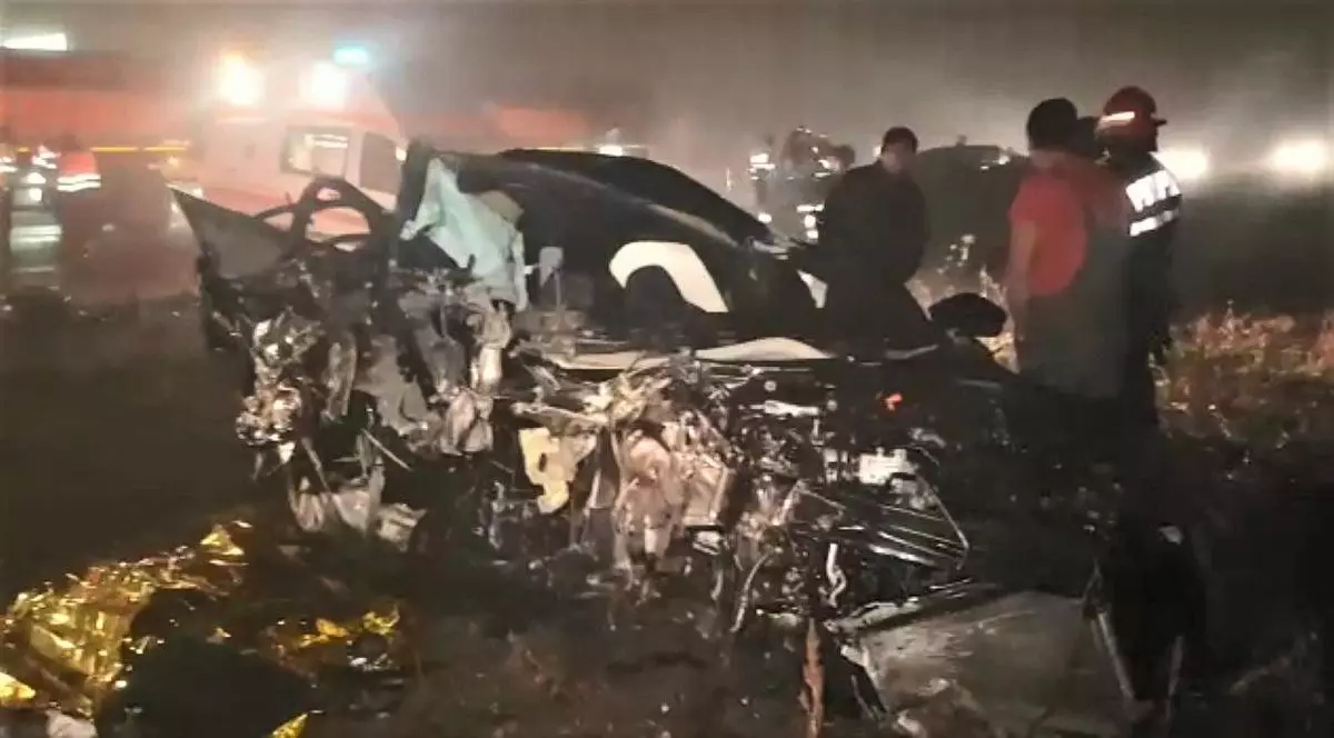 Accident înfiorător în Movila Vulpii