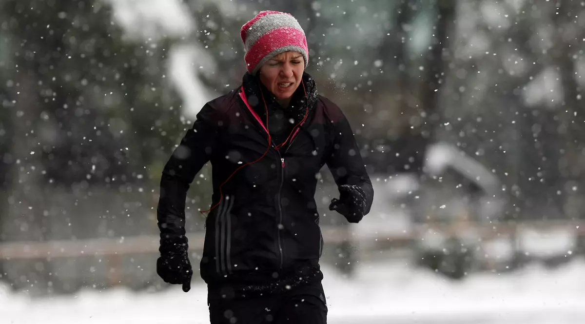 Simona Halep, la Poiana Brașov, în 2014 FOTO: Alex Dobre