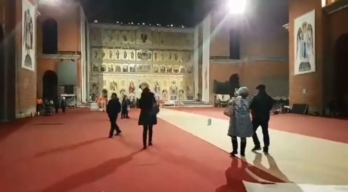 Noi imagini din interiorul Catedralei Mânturii Neamului