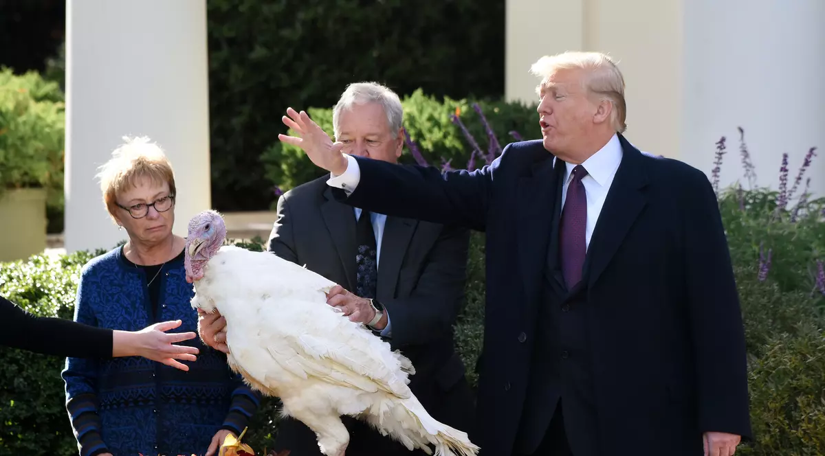 Donald Trump a grațiat doi curcani