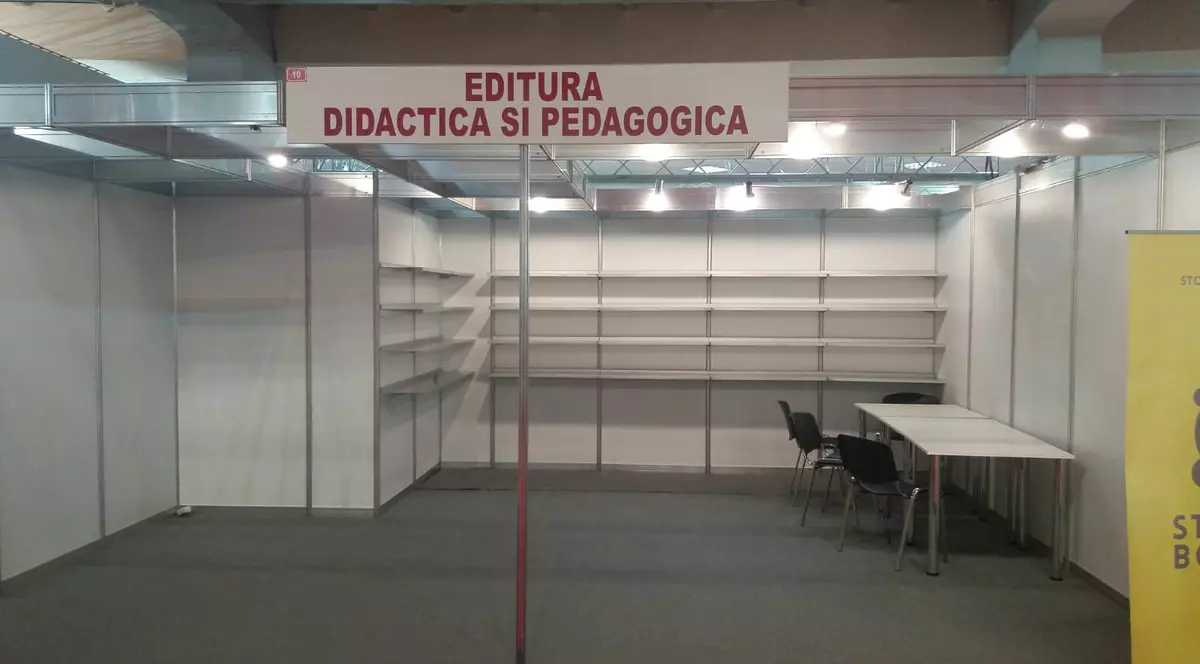 POZA ZILEI: Standul Editurii Didactice și Pedagogice, gol la târgul de carte Gaudeamus!