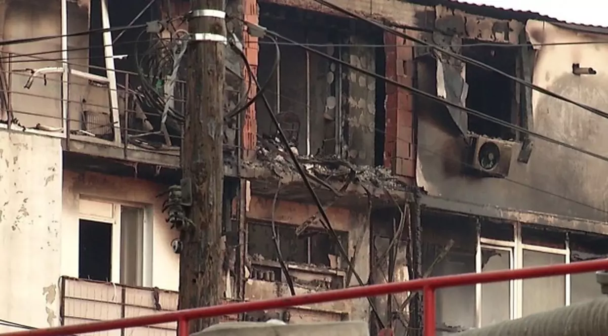 Incendiu puternic într-un apartament din Capitală