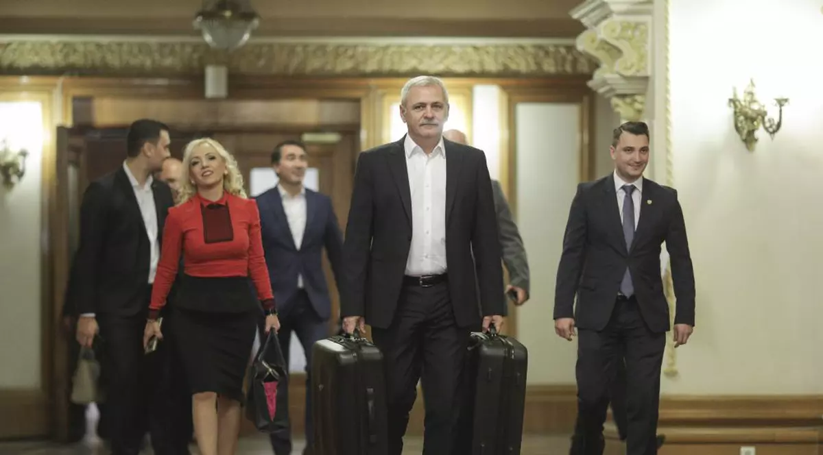 #Teleormanleaks. Liviu Dragnea a venit cu valizele la ședința PSD