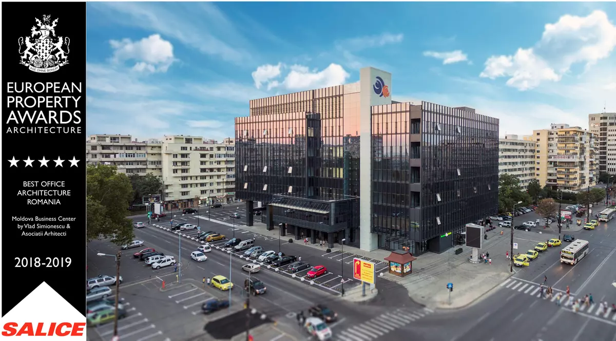 (P) MOLDOVA CENTER Best Office Architecture /  5 Star Project INTERNATIONAL PROPERTY AWARDS