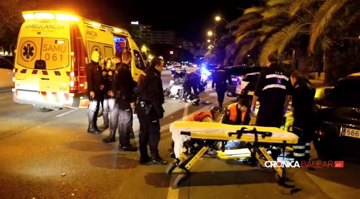 O româncă a fost lovită de o motocicletă a poliției în Mallorca